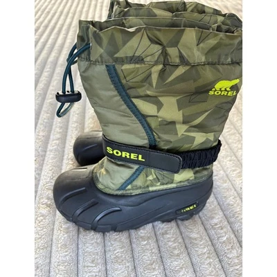 Sorel Niños Camufladas Botas de Nieve Impermeables Aisladas Invierno Cálidas Talla Juvenil 13 Foto 1 de 4
