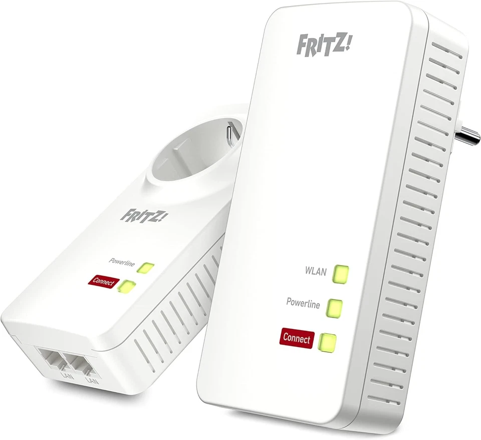 AVM FRITZ!Powerline 1260E WLAN 2er Set 1200 Mbit/s - Bild 1 von 4