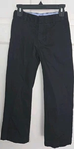 GAP KIDS black Cotton Adjustable Waist Chino Pants 6R - Picture 1 of 7