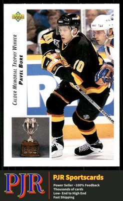 Pavel Bure 1992-93 Upper Deck #431 Vancouver Canucks - Image 1 of 2