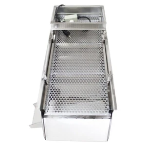110V 10mm Linear Vibrating Screen Electric Vibrating Sifter Shaker Single Layer - Picture 1 of 24
