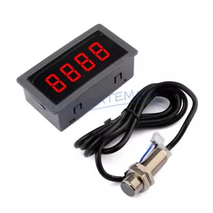 Digital LED Hall Tachometer DC 8-24V Motor Speed Tester Panel Meter 10-9999RPM - Bild 1 von 15