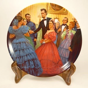 "The Inauguration" Knowles Plate Mort Kunstler's Lincoln Man of America FGJWW - Bild 1 von 12