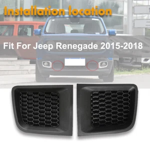 Par de bisel con cubierta delantera inferior parachoques adecuado para Jeep Renegade 2015-2018 - Imagen 1 de 12