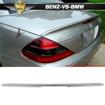 USA Stock Fits 03-11 R230 AMG Painted #762 Diamond Silver Metallic Trunk Spoiler Foto 1 de 4
