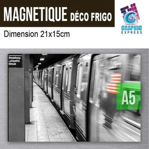 A5 - A6 - A7 - MAGNETICO DECO - NEW YORK TRAIN - Foto 1 di 7