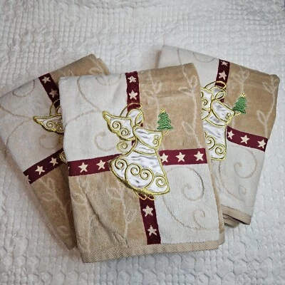 Toallas y toallas de baño Angel ángeles de Navidad Foto 1 de 4