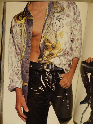 GIANNI VERSACE Camisa Seda "Mod-Barroco & Claveles Rosa" Foto 1 de 4