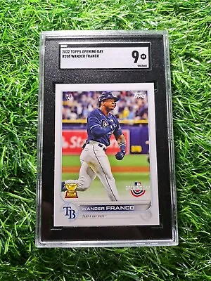 2022 Topps Opening Day #208 - Wander Franco RC - SGC 9 - Rays - Image 1 of 2