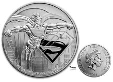 2021 SUPERMAN DC COMICS JUSTICE LEAGUE SILVER COIN