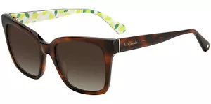 Kate Spade Harlow Women's Havana Squared Cat Eye w/Sunglasses - 0086 HA - Picture 1 of 3