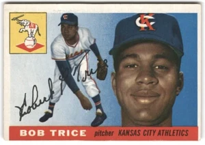 1955 TOPPS SET BREAK #132 BOB TRICE - Picture 1 of 2