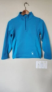 Spyder Core Ski Sweater 1/2 Zip Pullover Fleece Long Sleeve Boys Sz Medium - Picture 1 of 7
