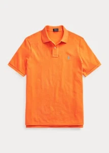 Polo Ralph Lauren orangefarbenes Polo klassische Passform Small neu mit Etikett - Bild 1 von 6