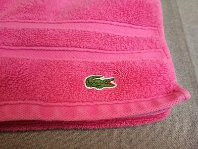 Lacoste Pink 28 x 18 Hand Towel  - Image 1 of 4