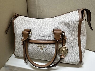 Carine Medium Logo Satchel Michael Kors - Image 1 of 4