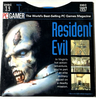 Resident Evil  PC Gamer Dec 1997 CD ROM - Image 1 of 3