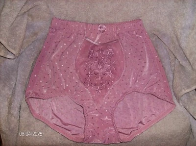 BRAGAS MODELADORAS CROWN-ETTE MALVA TALLA 30 ALGODÓN ENTREPIERNA VINTAGE NUEVAS Foto 1 de 4