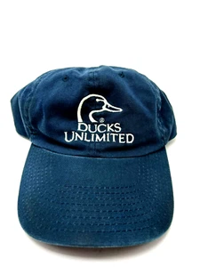 Gorra de conservación de caza Ducks Unlimited azul con correa B323 - Imagen 1 de 10