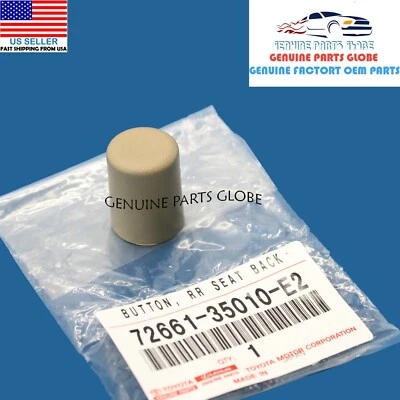 BOTÓN DE LIBERACIÓN BLOQUEO TRASERO ASIENTO TRASERO ORIGINAL TOYOTA 10-23 4RUNNER 72661-35010-E2 Foto 1 de 4