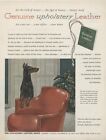 1952 Upholsterer's Leather Group Original Advertisement: Doberman Pinscher