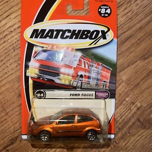 2000 Matchbox Ford Focus #84 Worldwide Wheels (Orange, Bronze, Copper Color) - Picture 1 of 4