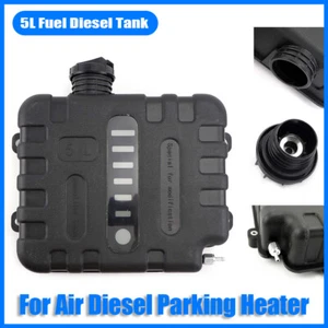 5L Air Diesel Heater Fuel Tank Oil Cap Black Strong Hard For Car Caravan Camper - Foto 1 di 8