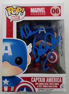 Allen Bellman Signed Captain America Funko POP! Sketch Figure Marvel Illustrator - Picture 1 of 2