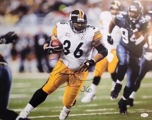Autographed JEROME BETTIS Pittsburgh Steelers 16x20 Photo w/ JSA COA - Picture 1 of 1