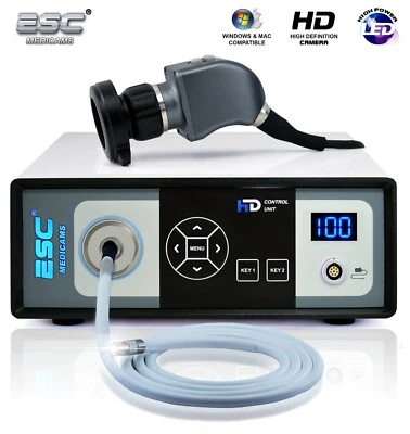 HD Endoscopy Camera with Medical Cold LED Light Source for ENT Rigid Endoscope