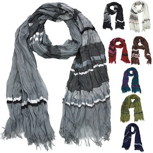 Halstuch Schal Stola Loop Kopftuch XXL 190x90 cm Tuch aktuelle Herbstfarben - Bild 1 von 9