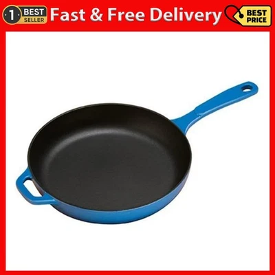 Lodge Color EC11S33 Enameled Cast Iron Skillet, Caribbean Blue, 11-inch - Image 1 of 4