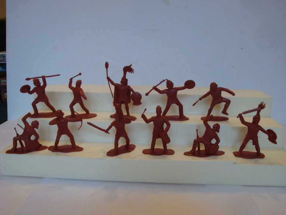 Reamsa (Испания) 60 мм Aztec Warriors / 11 в 10 поз / красный коричневый - Изображение 1 из 1