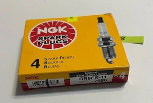 NGK For Yamaha GP1200/1300 WaveRunner 00-08 Spark Plug Standard 4-pc (BR8ES-11) - Picture 1 of 4
