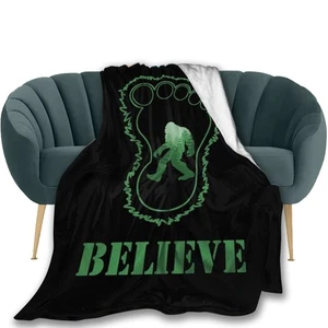 3D Fun Bigfoot Printed Series Sleeping Blanket Sofa Bed Sheet Blanket - Picture 1 of 6