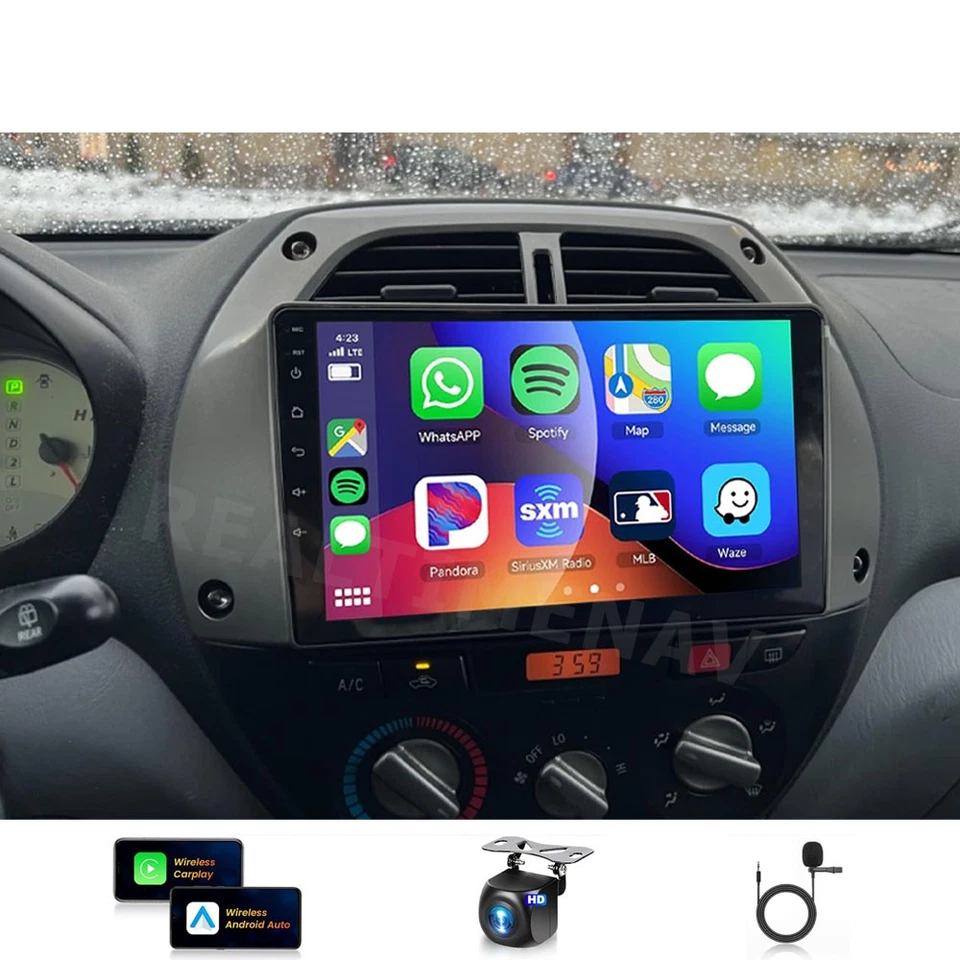 2G 32G Radio for Toyota RAV4 2001-2003 Car Stereo Wireless CarPlay Android Auto - Изображение 1 из 4