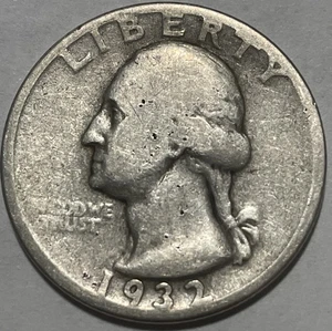 1932-D Washington Quarter - Key Date - G/VG Details. (lot 91) - Picture 1 of 2