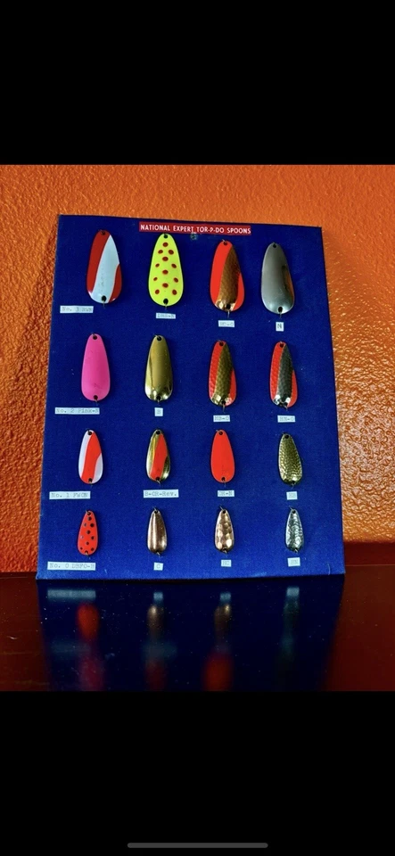 Tablero de exhibición Luhr Jensen Salesman de finales de los 60 Foto 1 de 4