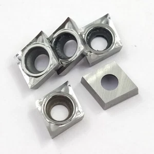For Aluminium-10pcs CCGT060202 CCGT060204 CCGT060208 Carbide Inserts CCMT06 - Picture 1 of 6