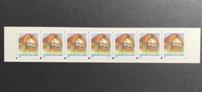 U.S. Stamps SC#3132. First Class (25¢) Jukebox Coil Strip of 7. P#M11111 - Image 1 of 2