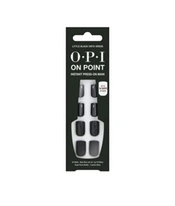 OPI On Point Instant Press On Nails, Little Black Onyx Dress, 24ct - Picture 1 of 1