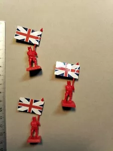 4 x BRITISH INFANTRY FLAGS MINIATURE HOLD THE LINE G142 - Picture 1 of 1