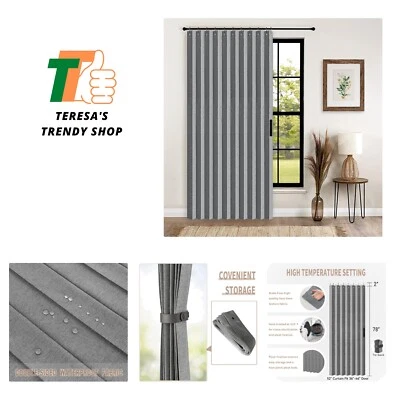 Door Way Privacy Curtain - Closet Curtain for Open Closet, Laundry Room Curta... - Image 1 of 4