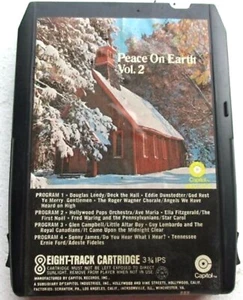 Peace on Earth Vol 2 Compilation 8 Track Tape Cartridge Holiday Christmas - Picture 1 of 9