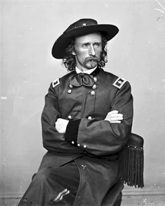 New 8x10 Civil War Photo: Federal Cavalry General George Armstrong Custer - Picture 1 of 1