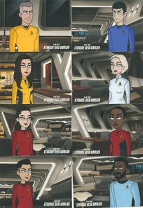 NEW Star Trek Strange New Worlds S2 Animated Character Complete 8 card chase set - Picture 1 of 2
