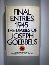 História Militar: entradas final 1945 o Diários De Joseph Goebbles-Hugh Roper