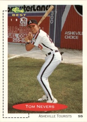 1991 Classic Best Tom Nevers Asheville Tourists #201 Baseball Card - Image 1 of 2