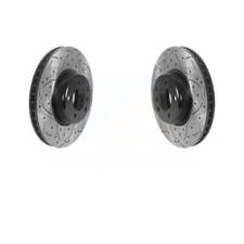 Front Drill Slot Brake Rotor Pair For BMW 328i xDrive 428i 335i 330i 320i Gran 3