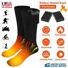 4.5V Electric Heated Socks Rechargeable Battery Foot Winter Warm Hunting Socks